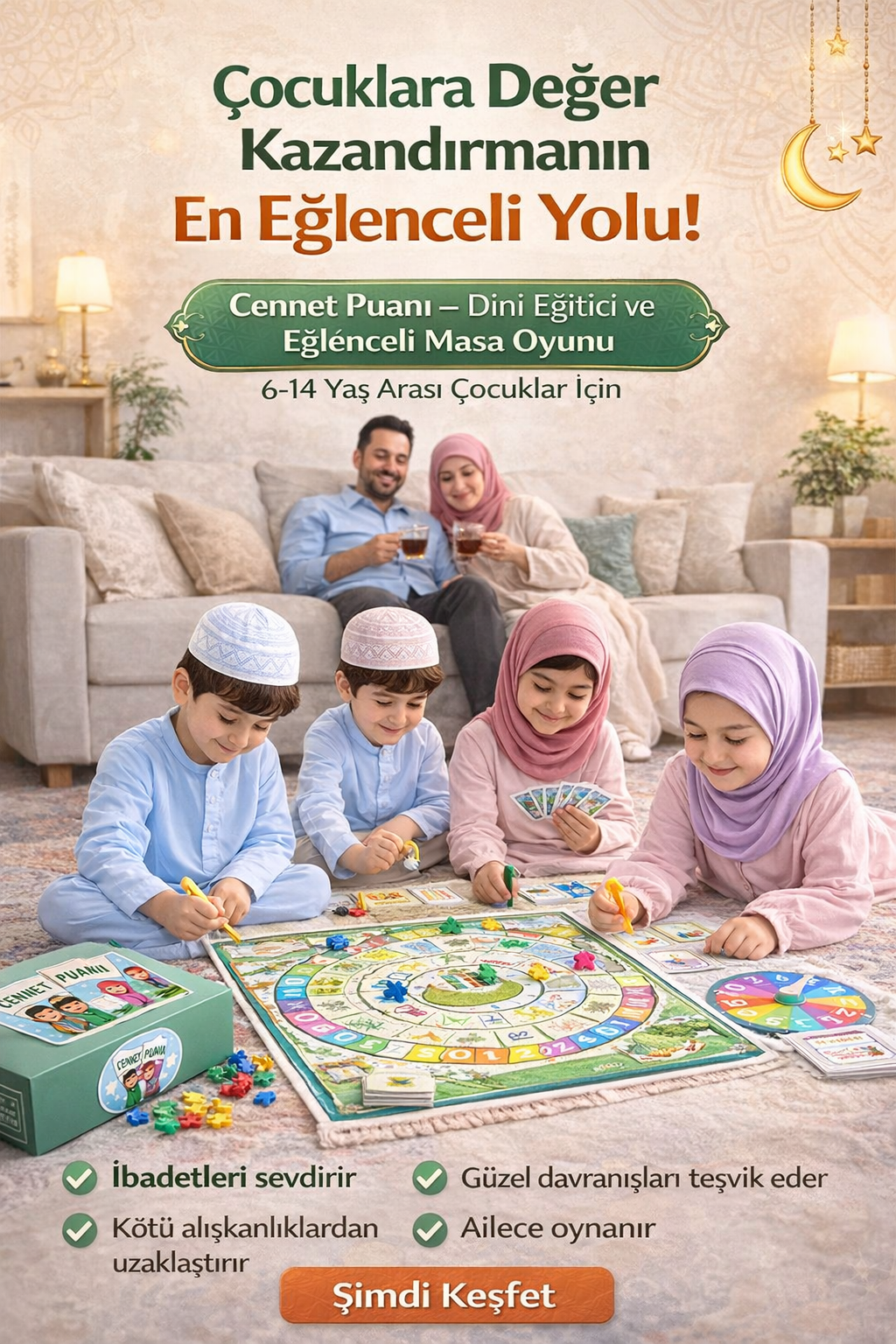 Cennet Puanı – Dini Eğitici ve Eğlenceli Masa Oyunu